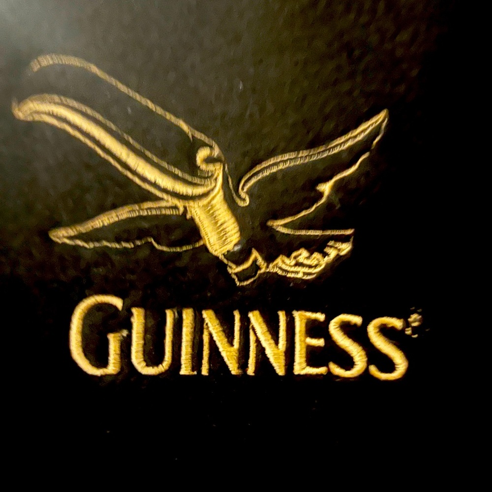 Guiness Black fleece jacket NWT 2XX